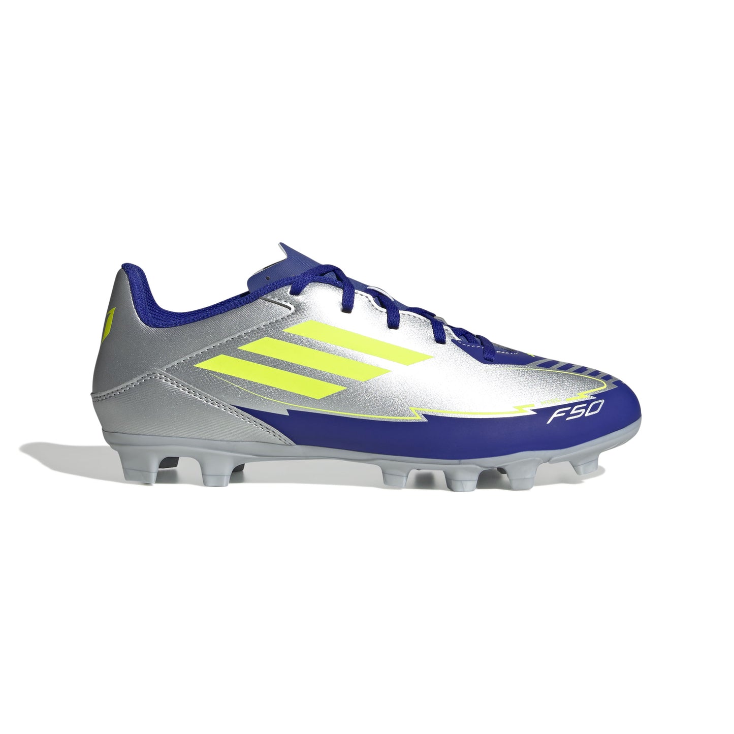 IH0916 TACOS DE FÚTBOL ADIDAS HOMBRE PLATEADO