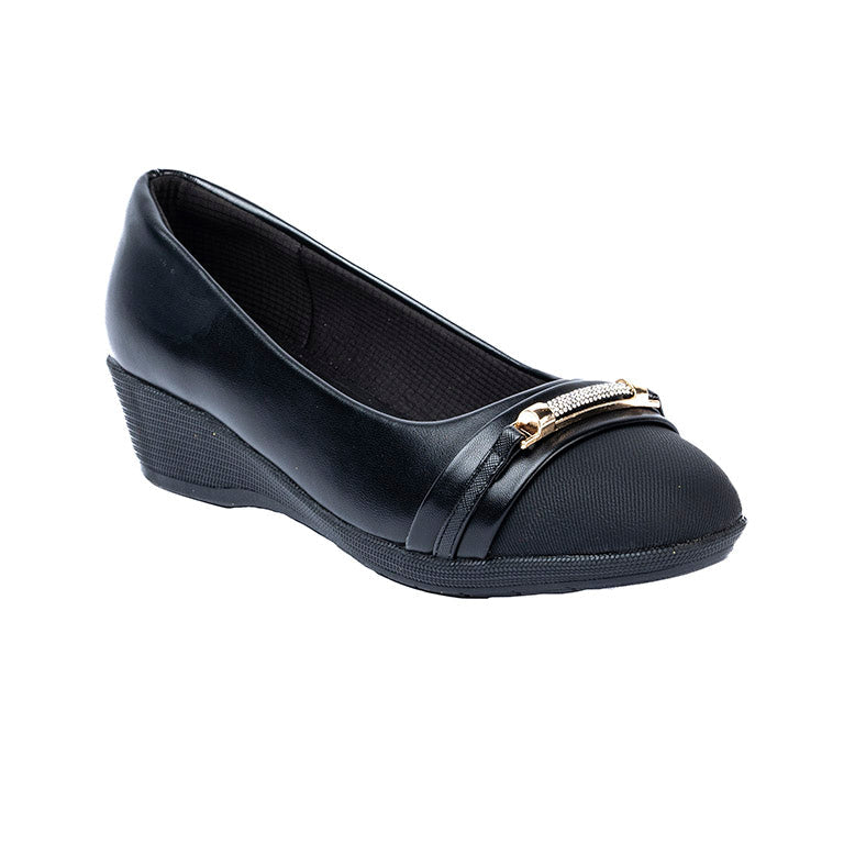 RIKELI86B-BLK BALLERINAS CASUALES RIKELI PLATAFORMA