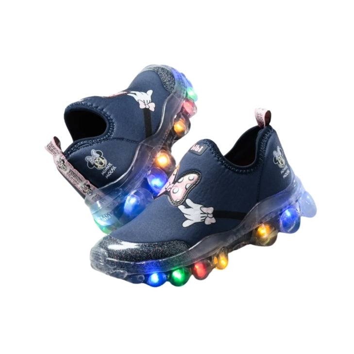 1217087 TENIS DE LUCES MINNIE DE DISNEY Azul