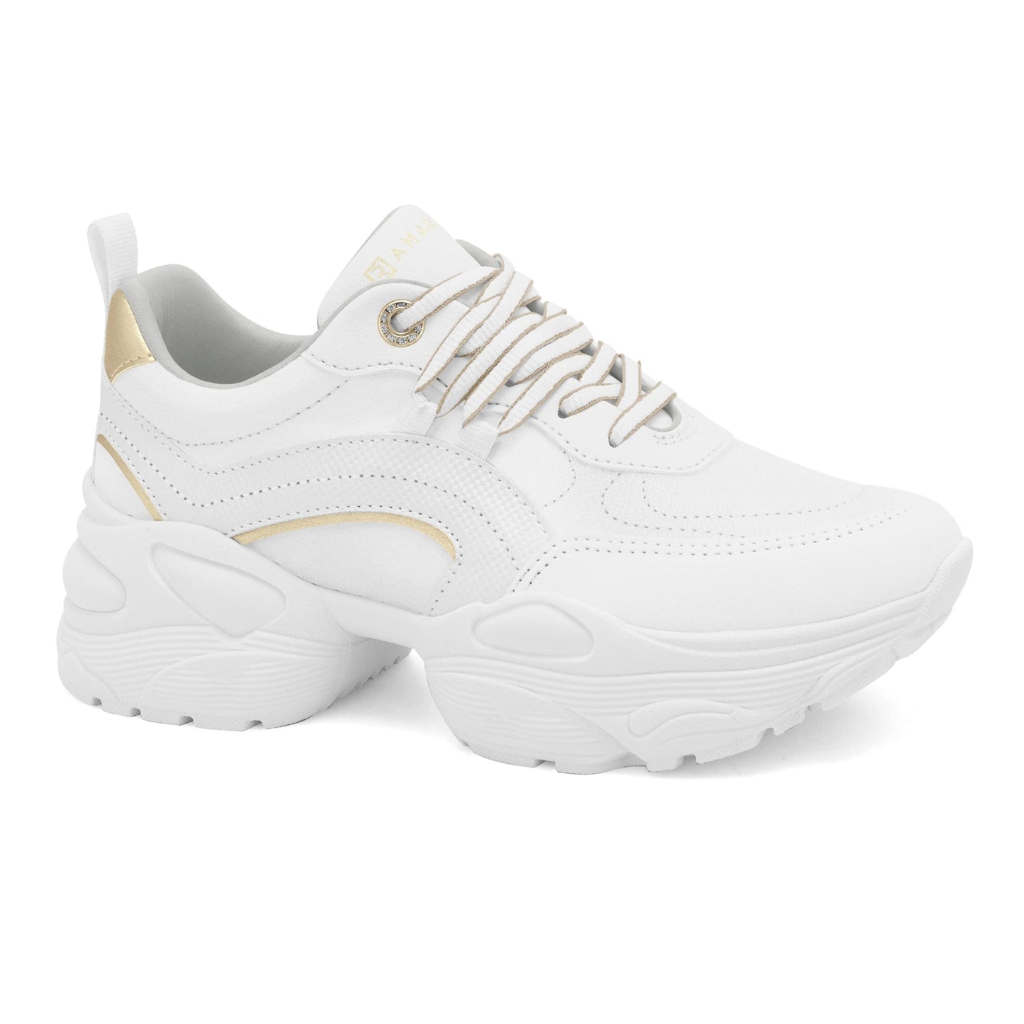 25-82202 TENIS PLATAFORMA Dorado
