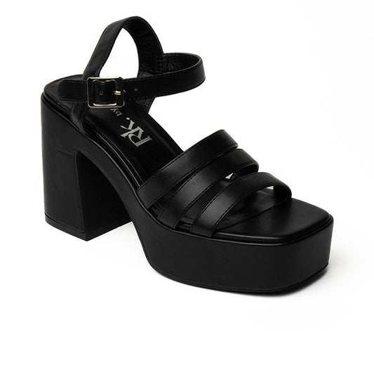 23034 SANDALIAS FLAT SANDALIAS Negro 39