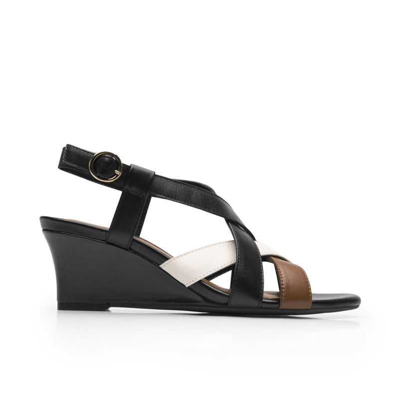 128309 SANDALIAS CUÑA GILMA Negro