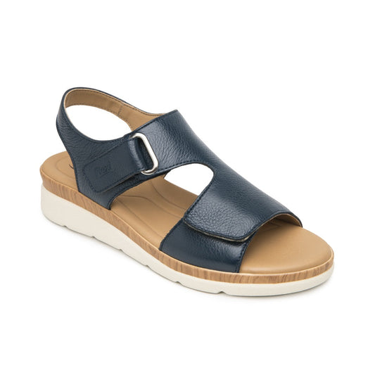 124210 SANDALIAS VELCRO DARIANA Azul