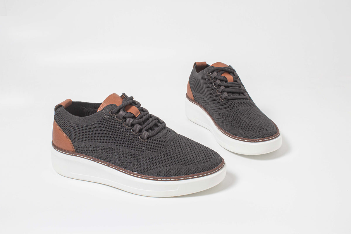 BRUNO012MB CASUAL TENIS AMARRADOS Gris