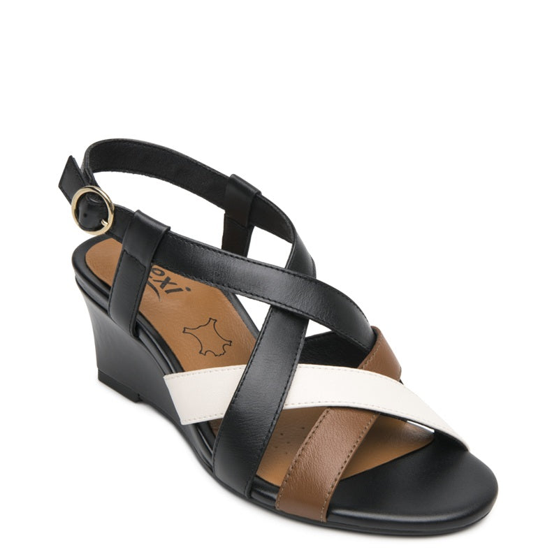 128309 SANDALIAS CUÑA GILMA Negro