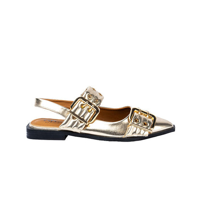 RIKELI82A CASUAL BALLERINA FLAT Dorado