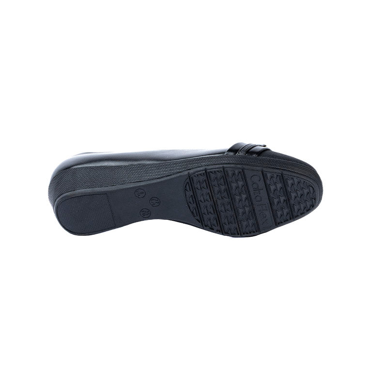 RIKELI86B BALLERINA PLATAFORMA Negro