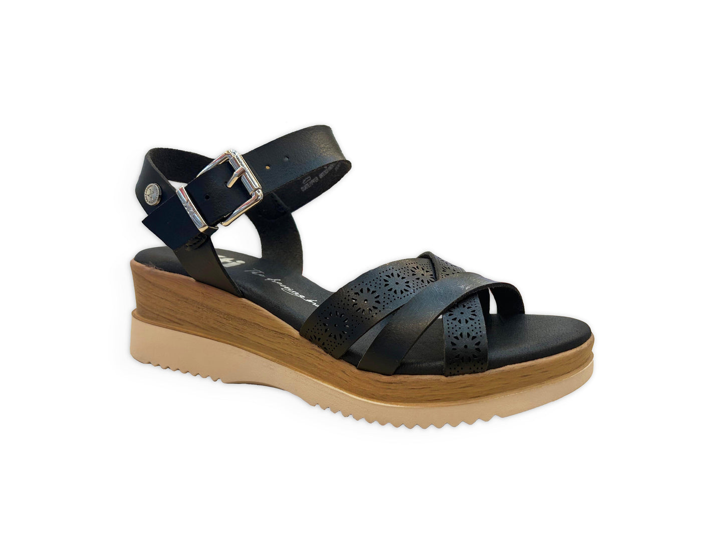 143851 CASUAL SANDALIAS Negro