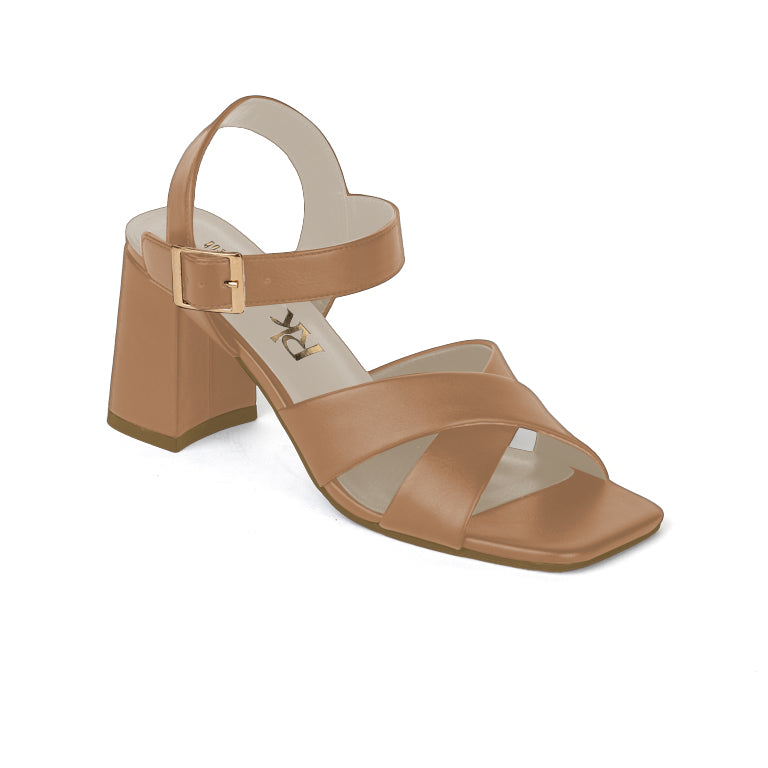 23318-04 SANDALIAS TACÓN CMS 7 Camel
