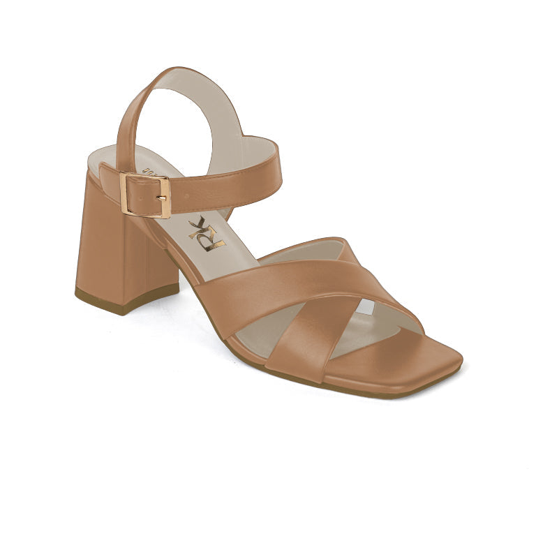 23318-04 SANDALIAS TACÓN CMS 7 Camel