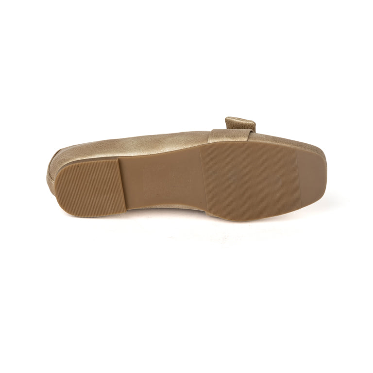 23499-01A MOCASINES CASUALES Oro