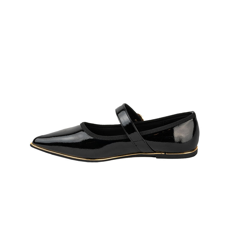 RIKELI108A BALLERINA FLAT Negro