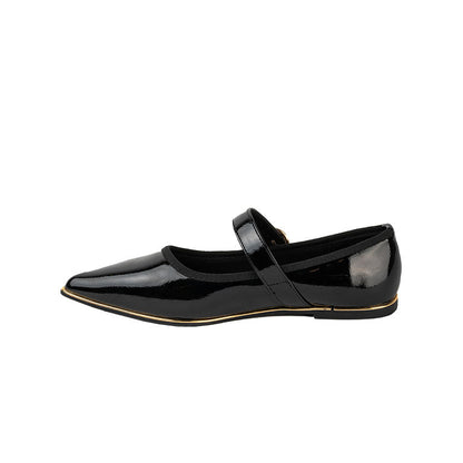 RIKELI108A BALLERINA FLAT Negro