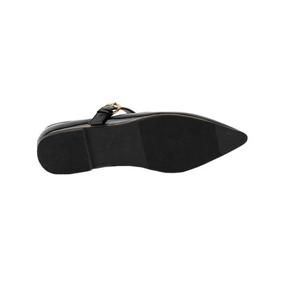 RIKELI108B BALLERINA FLAT Negro