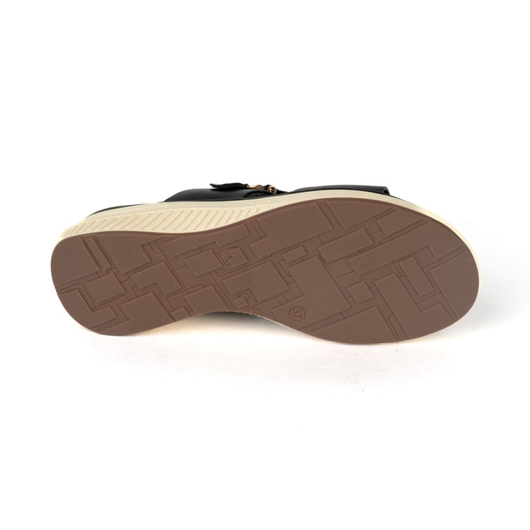 RIKELI112A CASUAL SANDALIAS CMS 2 Negro