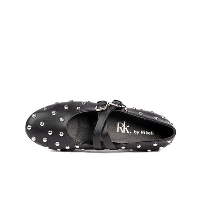 T060 BALLERINA FLAT Negro