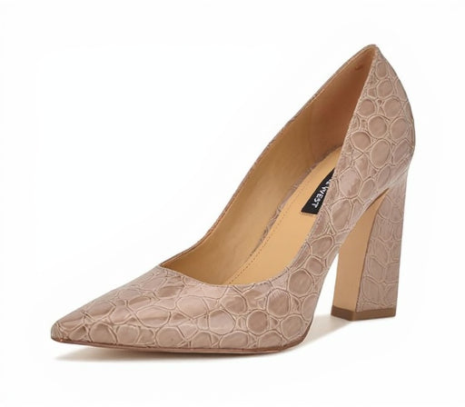 TACÓN NINE WEST BROWN