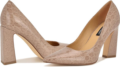 TACÓN NINE WEST BROWN