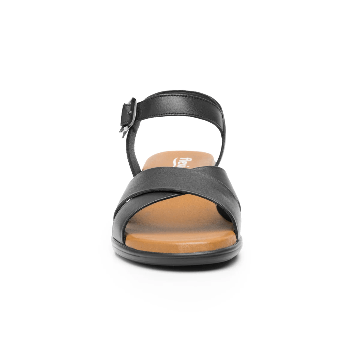 123703 SANDALIAS CUÑA ZURA Negro