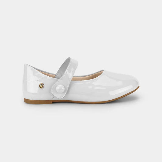 1238013 CASUAL BALLERINA FLAT Blanco