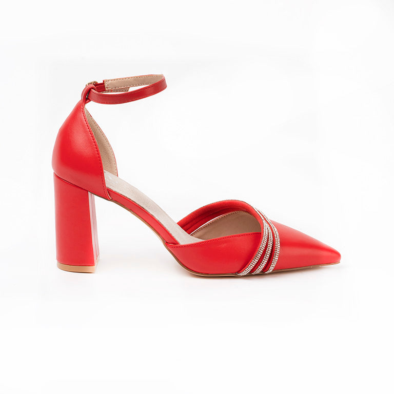 CY-240502 FIESTA TACÓN TACÓN Rojo
