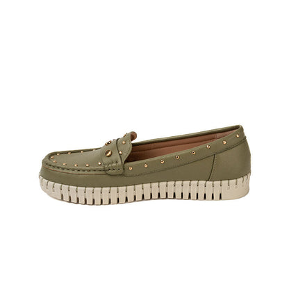 RIKELI110B CASUAL MOCASINES CMS 2 Verde