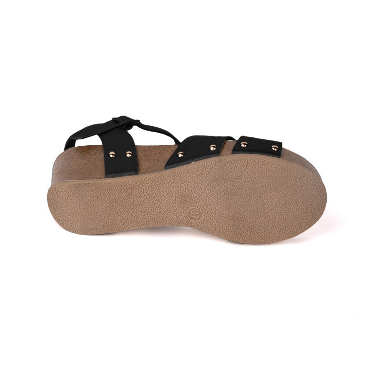 15035-16A SANDALIAS PLATAFORMA CMS 5 Negro