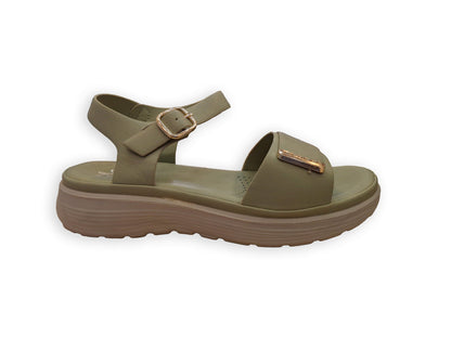 CY-240488 SANDALIAS PLATAFORMA COMFORT Verde