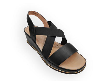 RIKELI93A CASUAL CASUALES PLATAFORMA Negro