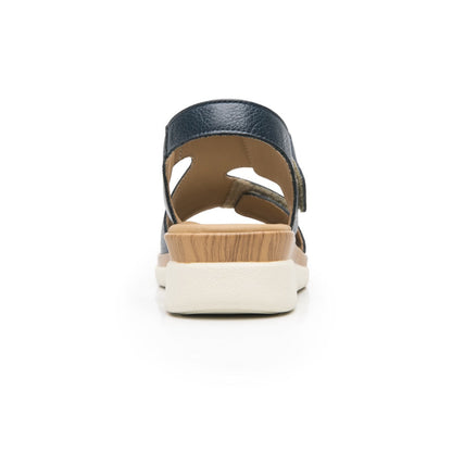 124210 SANDALIAS VELCRO DARIANA Azul
