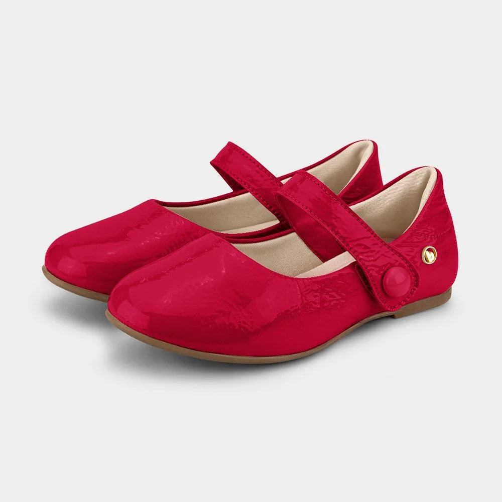 1152031 CASUAL BALLERINA FLAT Rojo