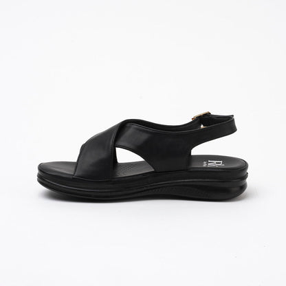 CY-240489 SANDALIAS PLATAFORMA COMFORT Negro
