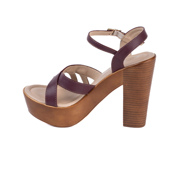 RK 157-75 SANDALIAS TACÓN CMS 12 Vino