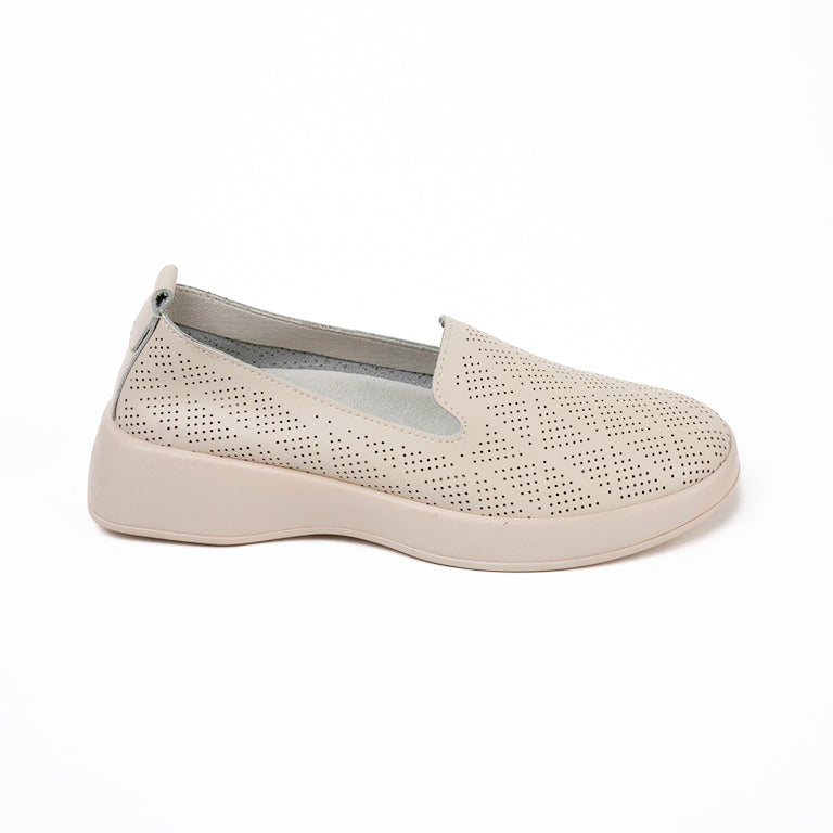 CY-230940 CASUAL FLAT MOCASÍN Beige