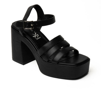 23034 SANDALIAS FLAT SANDALIAS Negro 39
