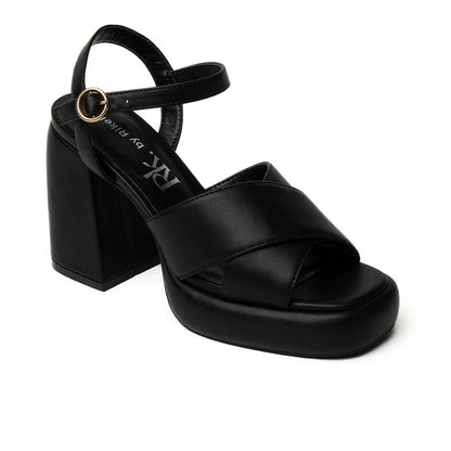 22362 SANDALIAS FLAT SANDALIAS Negro 38