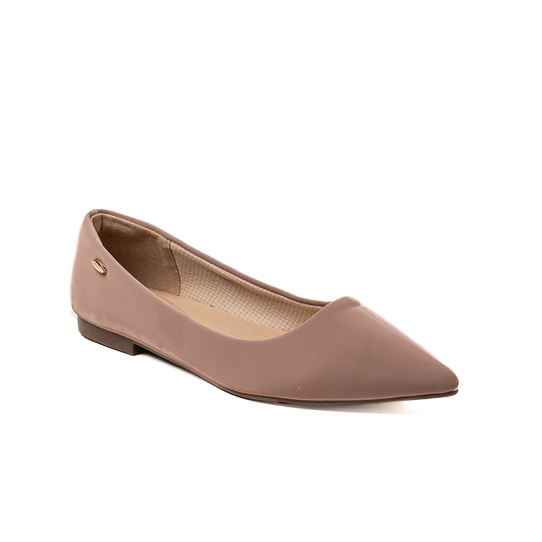 RIKELI54 CASUAL BALLERINA FLAT Natural