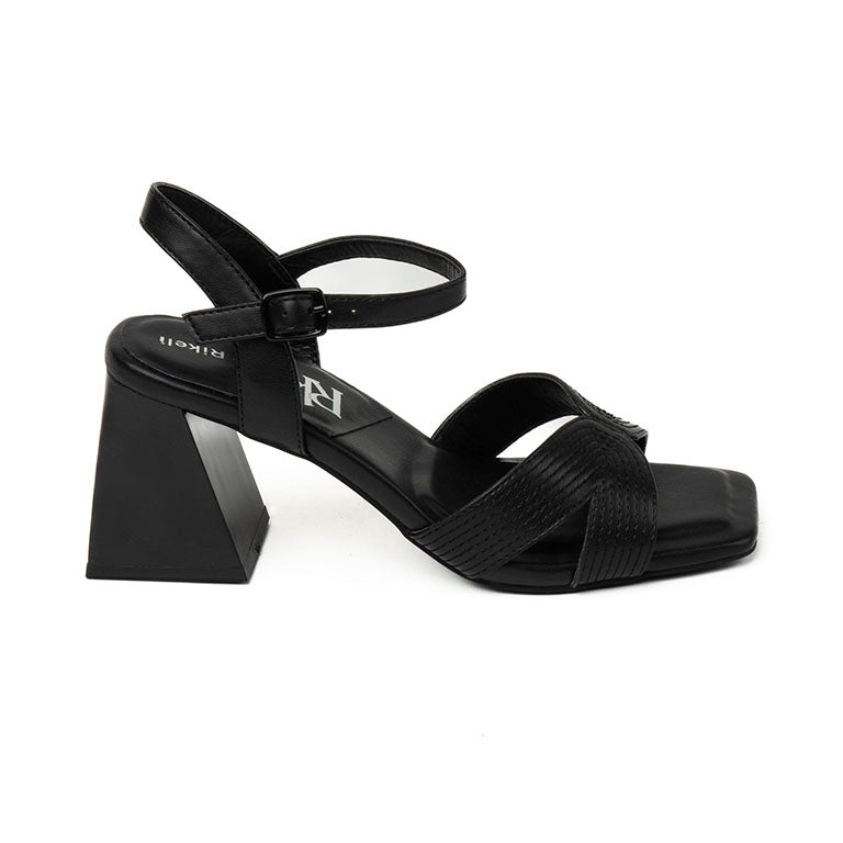 23097 SANDALIAS FLAT SANDALIAS Negro