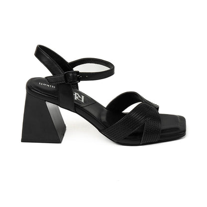 23097 SANDALIAS FLAT SANDALIAS Negro