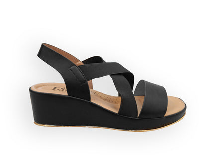 RIKELI93A CASUAL CASUALES PLATAFORMA Negro