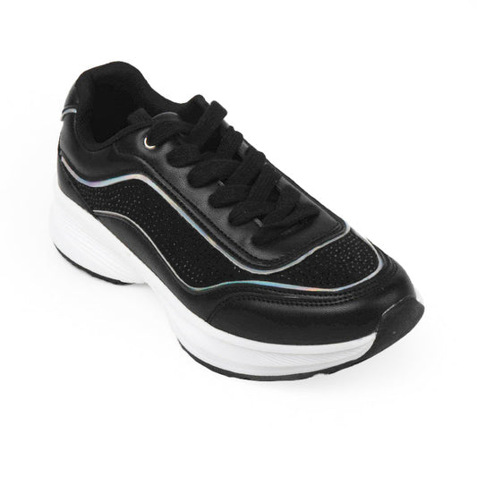 CY-230254-1 CASUAL FLAT MOCASÍN Negro