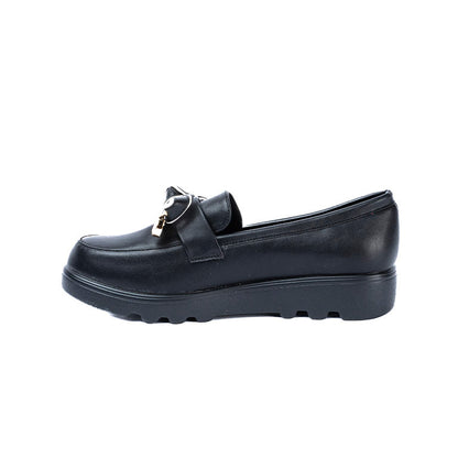 RIKELI90A CASUAL CASUALES PLATAFORMA Negro