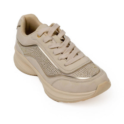 CY-230254-1 CASUAL FLAT MOCASÍN Beige