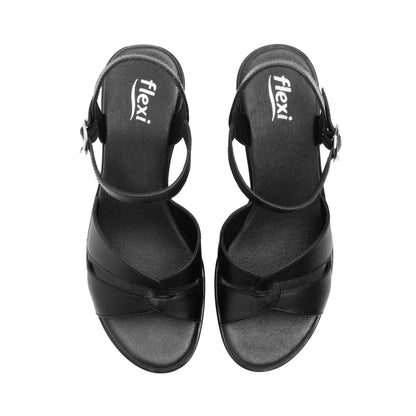 102921 SANDALIAS TACÓN LORY Negro