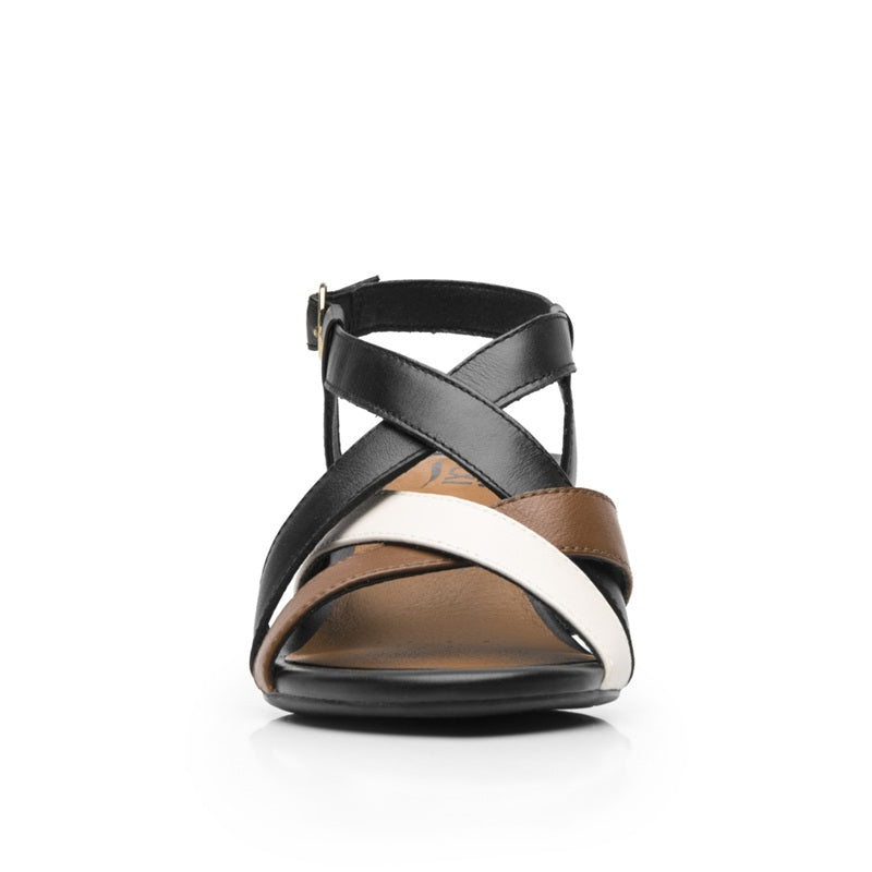 128309 SANDALIAS CUÑA GILMA Negro
