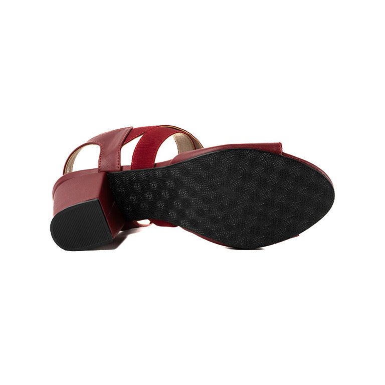 RK 233-18 SANDALIAS TACÓN CMS 7 Vino