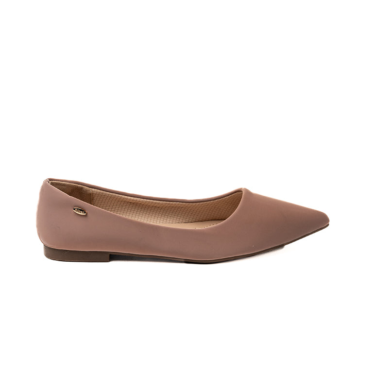 RIKELI54 CASUAL BALLERINA FLAT Natural