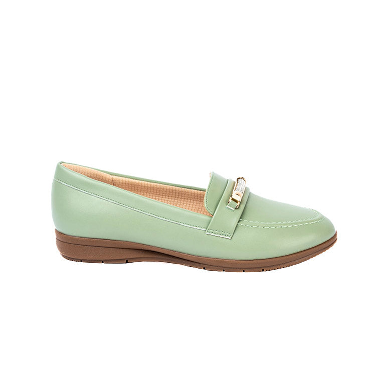 RIKELI87A CASUAL BALLERINA PLATAFORMA Verde