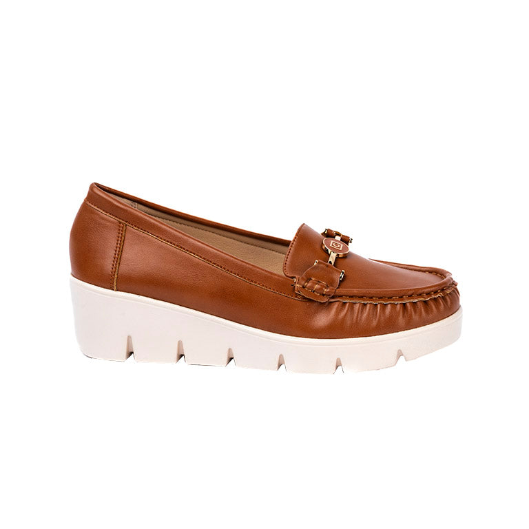 RIKELI89B CASUAL CASUALES PLATAFORMA Marron