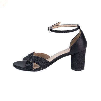 RK 315-12 SANDALIAS TACÓN CMS 7 Negro